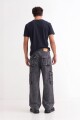 Jean baggy cargo NEGRO