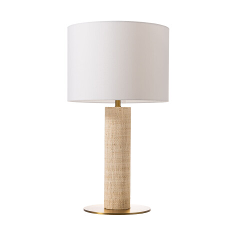 LÁMPARA DE MESA RAFIA, NATURAL/BEIGE RAFFIA RRSAPMPNA11CL