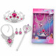 Set Joyas Princesa Niña Corona Collar Varita Regalo Infantil Set Joyas Princesa Niña Corona Collar Varita Regalo Infantil