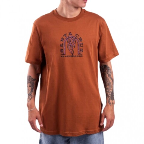 Remera Santa Cruz Dressen Tribal Arch Brown