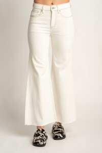 Jean Flared Wide Leg Nacar