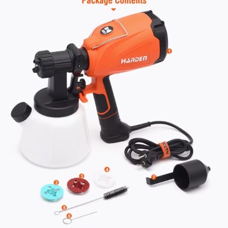 PISTOLA PARA PINTAR 220-240V 650W TANQUE 1.2LT HARDEN ++ N/a