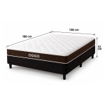 SOMMIER - ROMA 2 PLAZAS EPS+ESPUMA CON BOX
