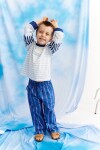 Pantalón Play Azul Rayado