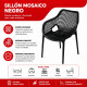 Sillón reforzado Mosaico NEGRO