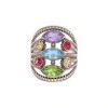 Anillo Chakras-Plata 925-Piedras Varias-AN3246 conpiedra