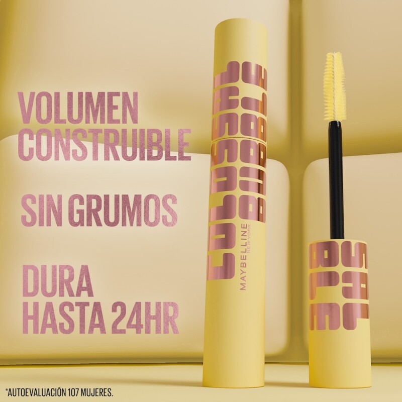 Máscara Maybelline Colossal Bubble Lavable Very Black Máscara Maybelline Colossal Bubble Lavable Very Black