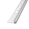 Perfil Point Aluminio 5mm x 2m Cromo Mate Perfil Point Aluminio 5mm X 2m Cromo Mate
