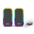 Parlante Gamer Pc Marvo Sg-285 2.0 Luz Rgb PARLANTE MARVO SG-285 RGB GAMING NEGRO