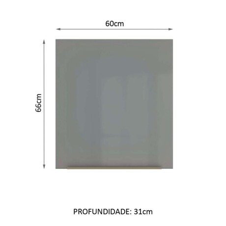 AEREO 60 CM MDP-Y-VIDRIO BLANCO LUX