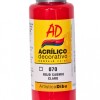 PINTURA ACRILICA ARTISTICA DIBU 60 ML. DIFERENTES COLORES COLOR ROJO CADMIO CLARO 070