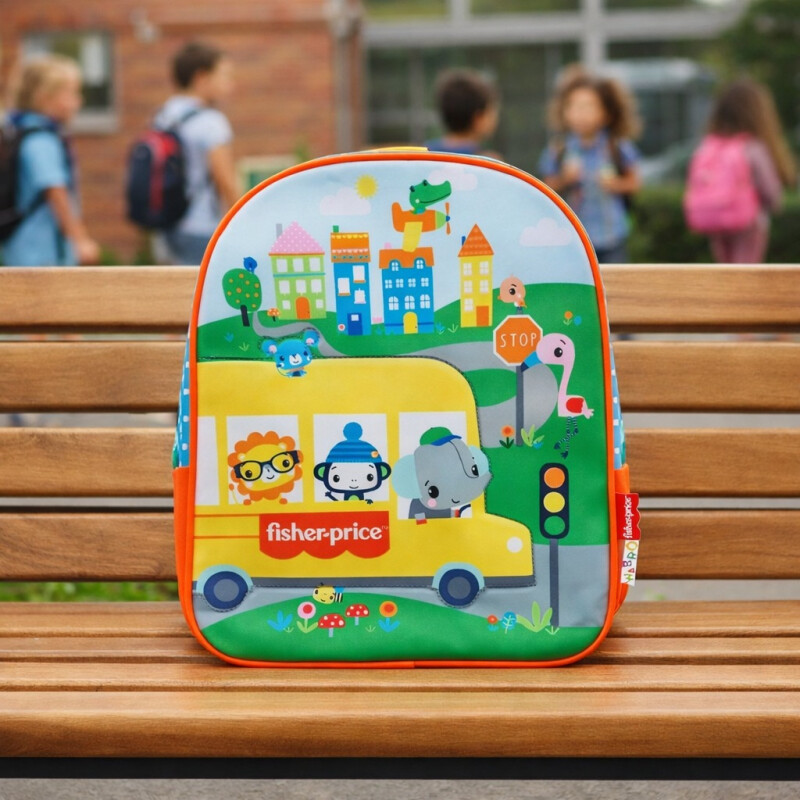 Mochila Infantil Escolar para Jardín y Preescolar – Diseño Bus Escolar Mochila Infantil Escolar para Jardín y Preescolar – Diseño Bus Escolar