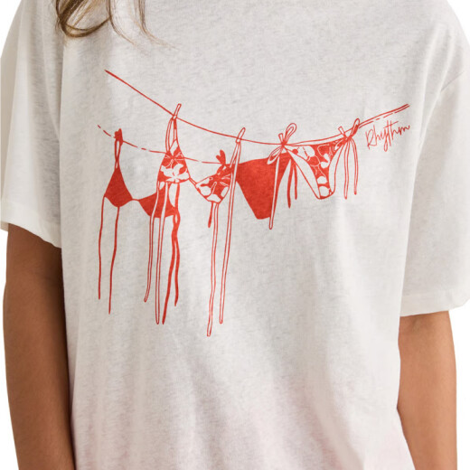 Remera Rhythm Melia Oversized - Blanco Remera Rhythm Melia Oversized - Blanco