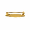 Prendedor almendra - Oro bajo - PRE000002 sinpiedra