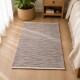 Alfombra con flecos 69x114cm ROJO CELESTE NEGRO