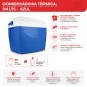 Conservadora térmica 34 lts AZUL