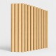 Set x10 Panel ranurado WPC 290x16cm MARRON CLARO