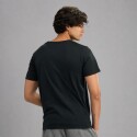 REMERA PARA HOMBRE MANGA CORTA ARIA LOTTO NEGRO