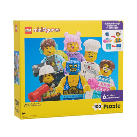 Puzzle Personajes Surtidos LEGO Minifiguras 100 Piezas U