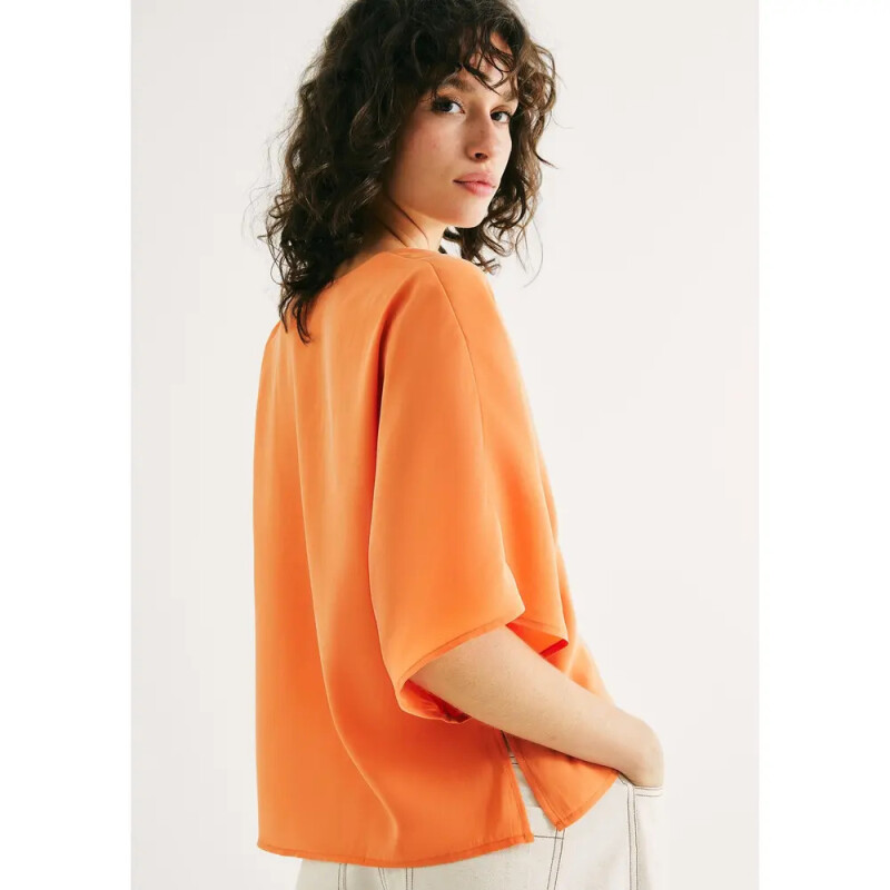 BLUSA MM FEM LARANJA