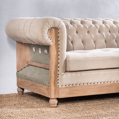 Sillón Chennai 3 Cuerpos Crudo U