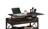 Mesa Ratona Articulada - Sauder - Linea Steel River Marrón Oscuro