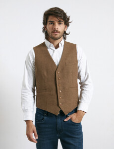 470694 CHALECO VESTIR HARRINGTON SELECT Camel
