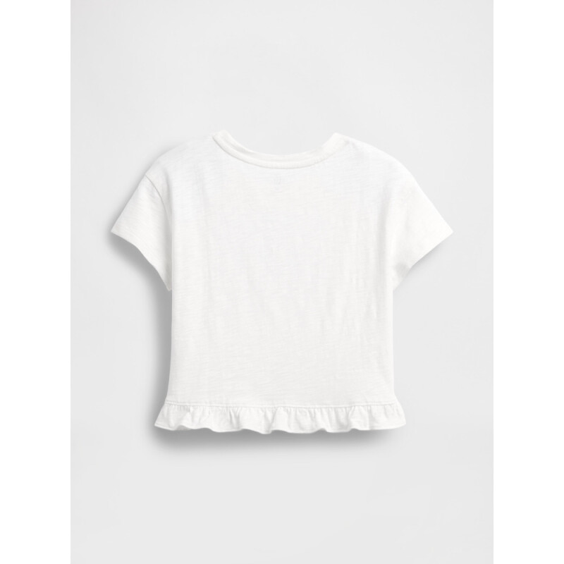 IE SS RFL HEM LOGO TEE NEW OFF WHITE