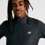 Space Dye 1/4 Zip - Hombre Black