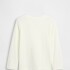 V-AUG BF LS TOP NEW OFF WHITE