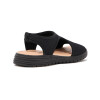 Comfortflex Sandalia Elastizada Suela Baja - Negro-negro Negro-negro