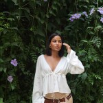 BLUSA CAPRI HUESO
