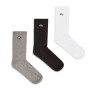 Medias Para Hombre Skm-D-Oval Gris/Blanco