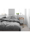 Juego funda nórdica CATERINA microfibra 155x220 gris Juego funda nórdica CATERINA microfibra 155x220 gris