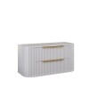 Mueble de baño Suspendido Alice Blanco 100cm sin bacha Mueble De Baño Suspendido Alice Blanco 100cm Sin Bacha