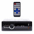 Radio Para Auto Coche FM C/ Control Remoto USB x2 Led Color Negro