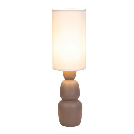 LÁMPARA DE PIE CERAMICA MARRON AT25071