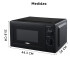 Microondas Rca 20l Rwuy20mec MICROONDAS RCA 20 L RWUY20MEC