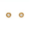 Caravanas Punto de Luz oro- Oro bajo - Zirconia - CA8176 conpiedra