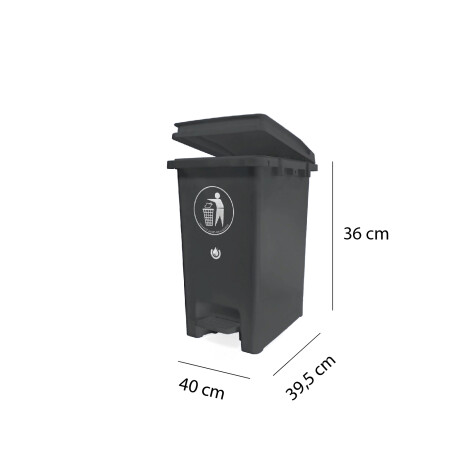 CONTENEDOR DE BASURA 30 LITROS Contenedor de Basura 30 Litros Gris