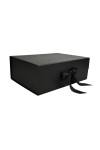 Caja Rigida Plegable con iman 24,5x33x12 cm NEGRO