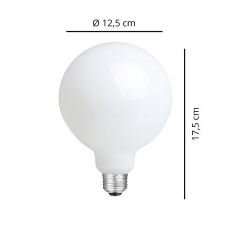LAMPARA LED G125 GLASS 4 NIVELES 8W - 2700K Lámpara LED G125 Glass 4 Niveles Dimerizable 8W 2700K