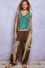 PANTALON PATCHWORK Leopardo