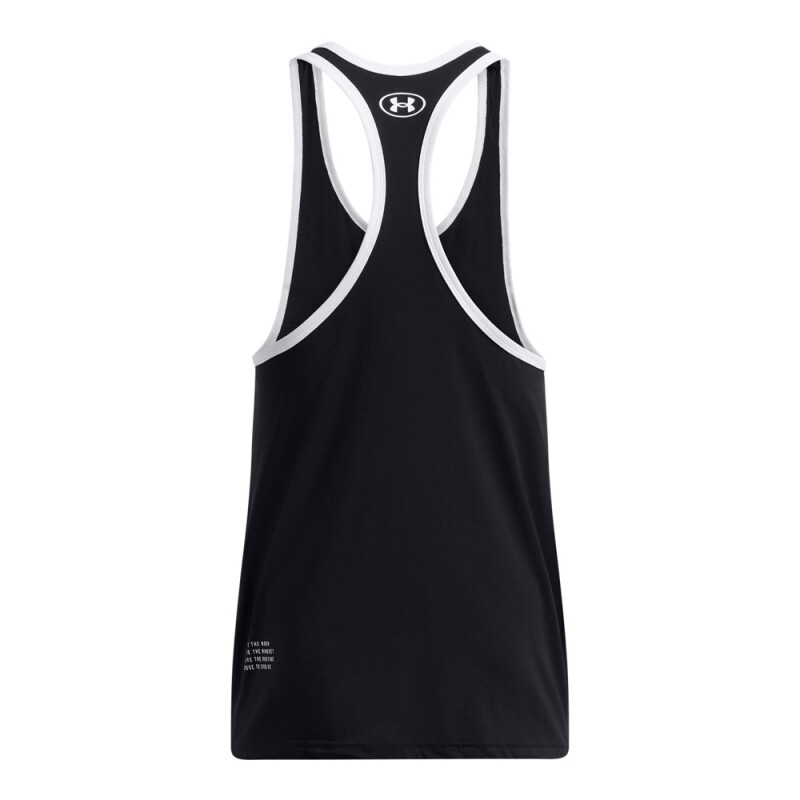 UA Pjt Rck Racer Tank BOH-PPL BLK-001