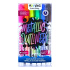 Marcador Metallic Outliner Mooving x6 Marcador Metallic Outliner Mooving x6