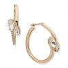 Aros 34MM Overlap Hoop Click It Crystal