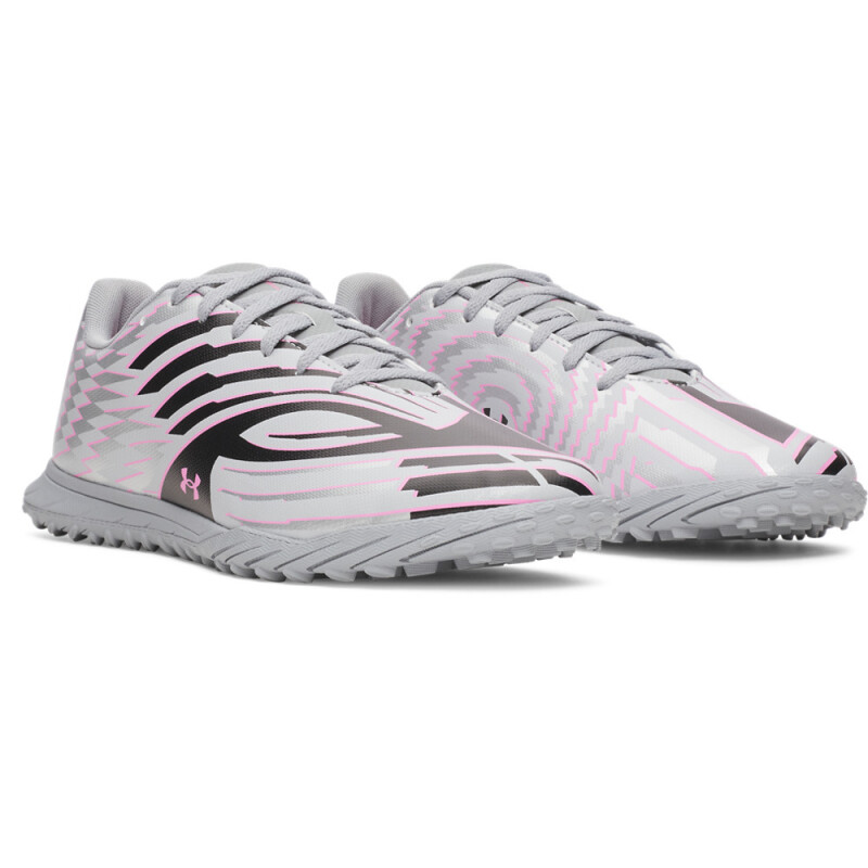 UA U Shadow Club 4 Turf-WHT GRY-035