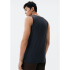 CAMISETA REGATA MASC PRETO MESCLA