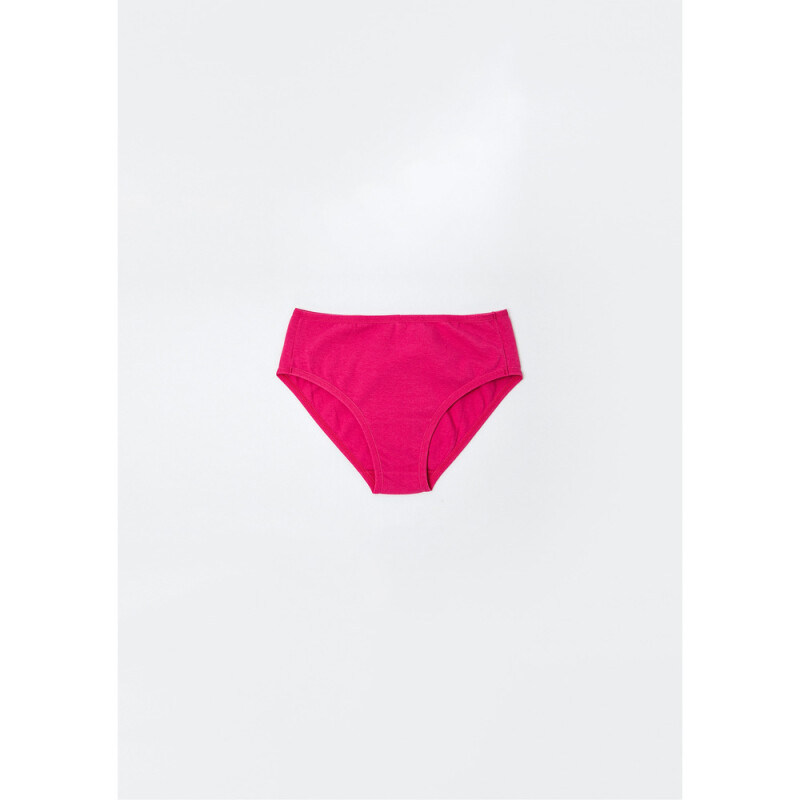 KIT COM 3 CALCINHAS FEM ROSA/OFF WHITE/BEGE