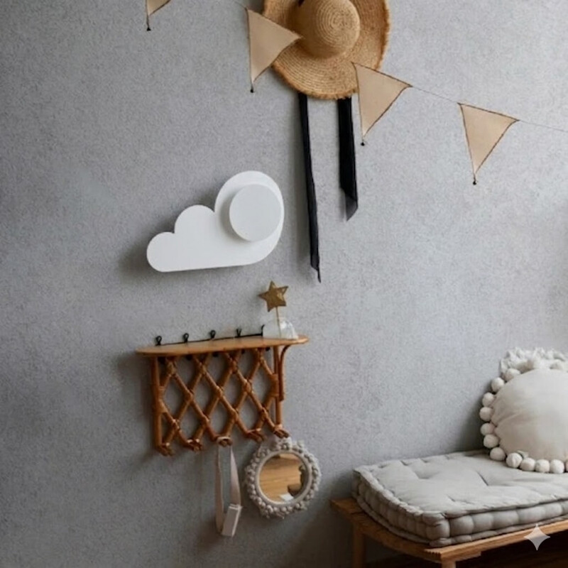 LUMINARIA DE PARED CLOUD Luminaria de Pared Cloud Blanca